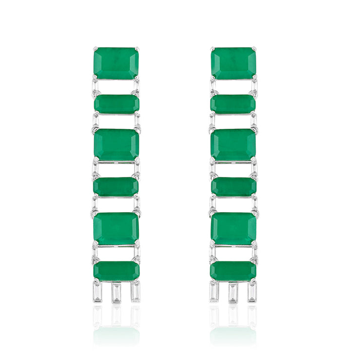Lustra Emerald Hoops