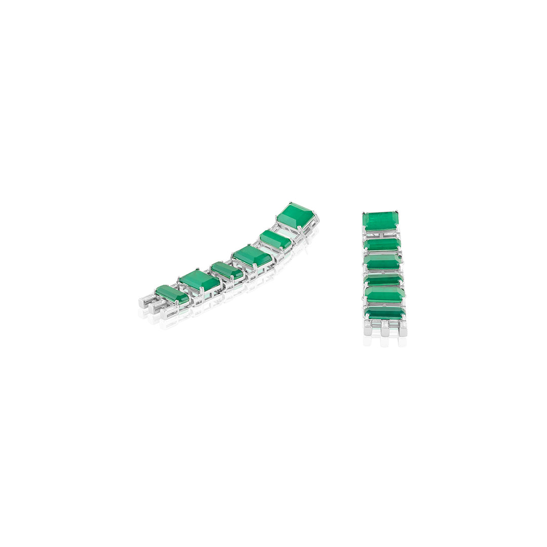 Lustra Emerald Hoops