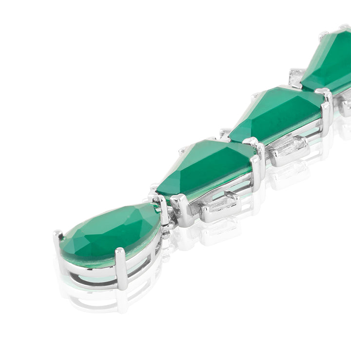 Metropole Emerald Danglers