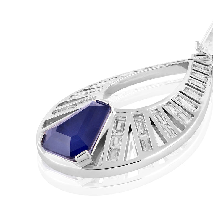 Marquise Sapphire Danglers
