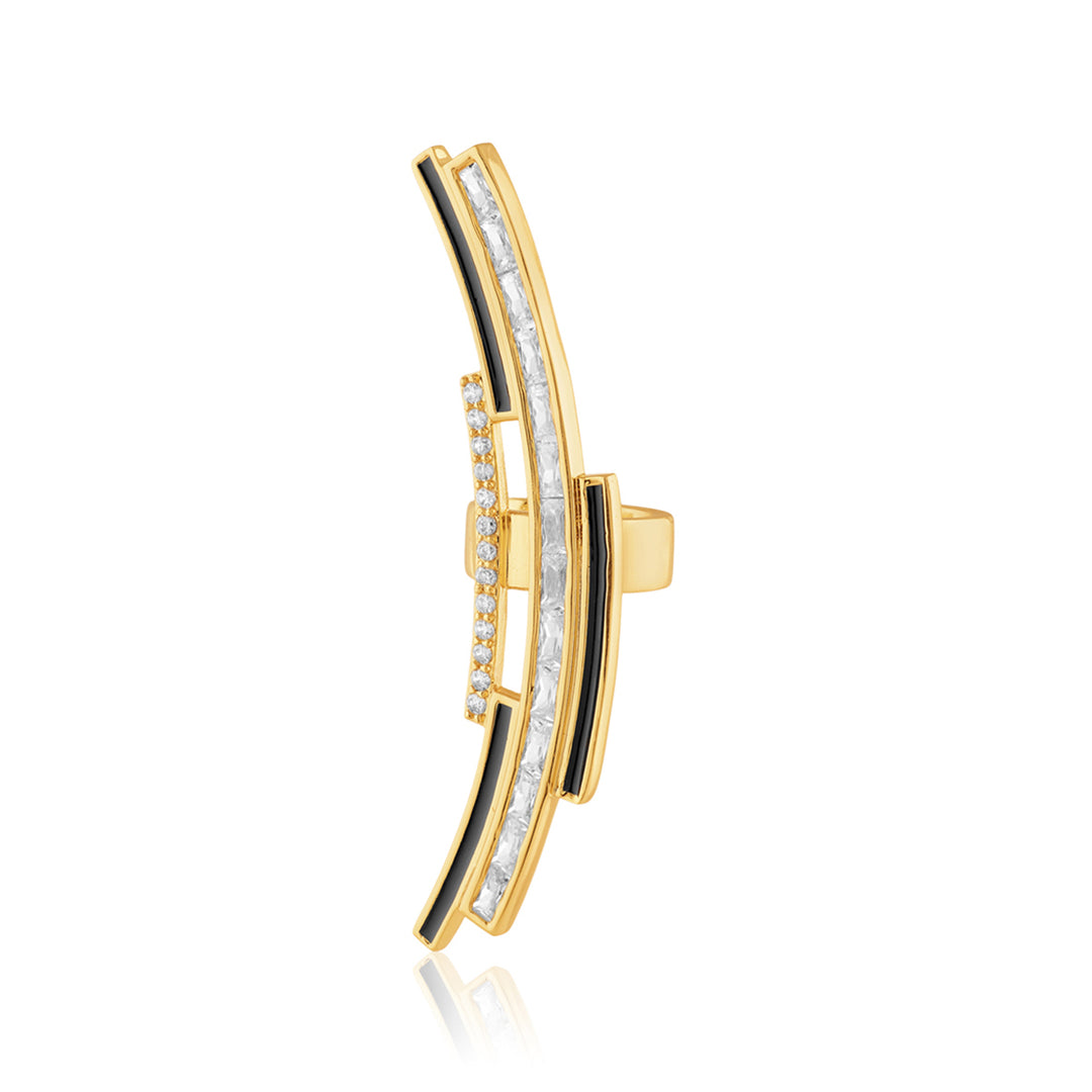 Mirova Ear Cuffs In 18Kt Gold Plated