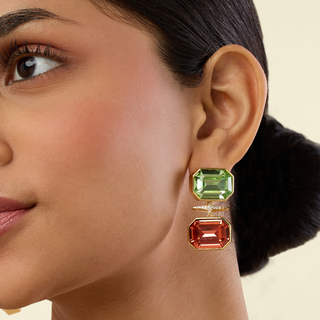 Serapha Mismatched Danglers