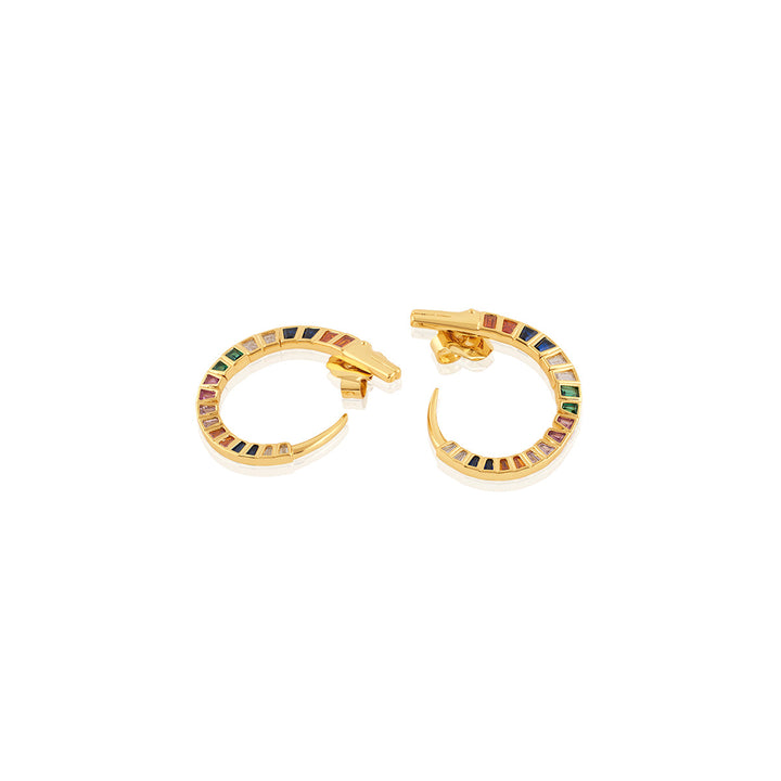 Sarpa Front Back Earrings
