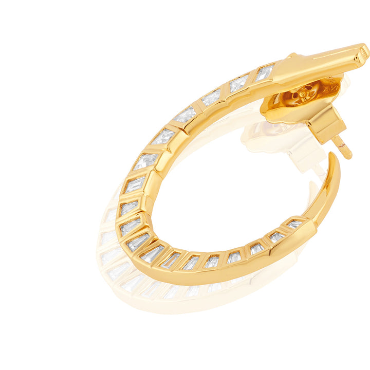 Axo Front Back Earrings