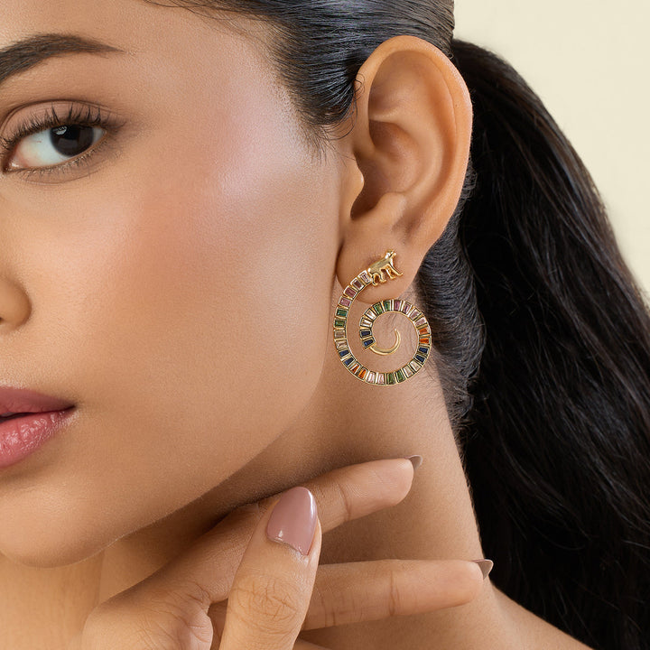 Mriga Statement Earrings