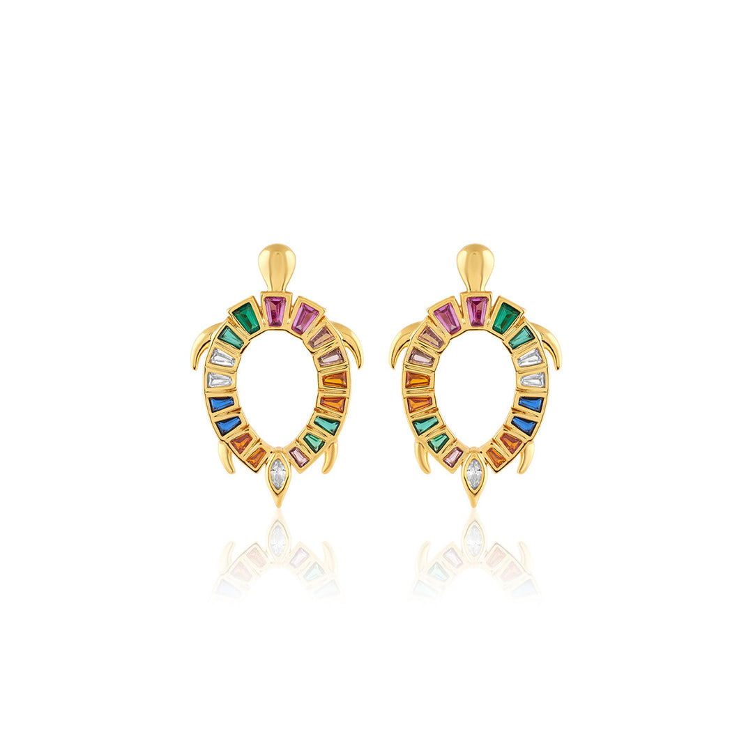 Koorma Multi-coloured Stud Earrings
