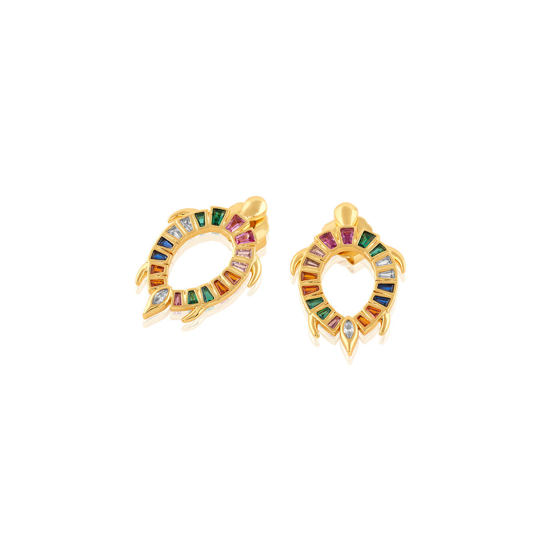 Koorma Multi-coloured Stud Earrings