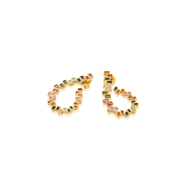 Naagin Front Back Earrings