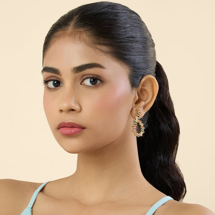 Naagin Front Back Earrings