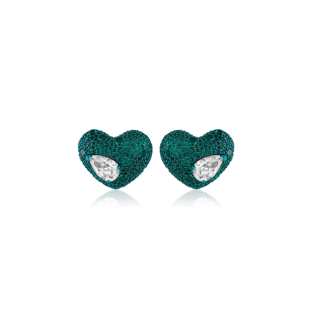 Aurelia Emerald Stud Earrings