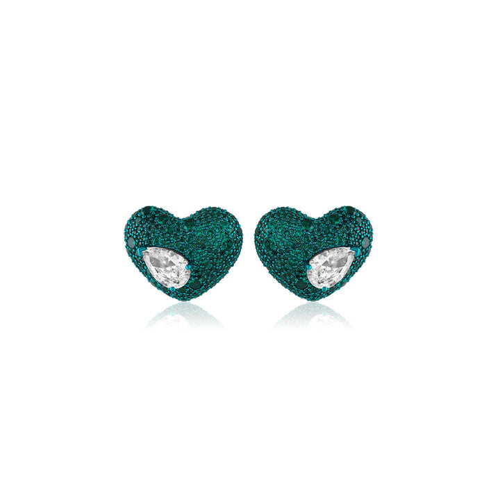 Aurelia Emerald Stud Earrings