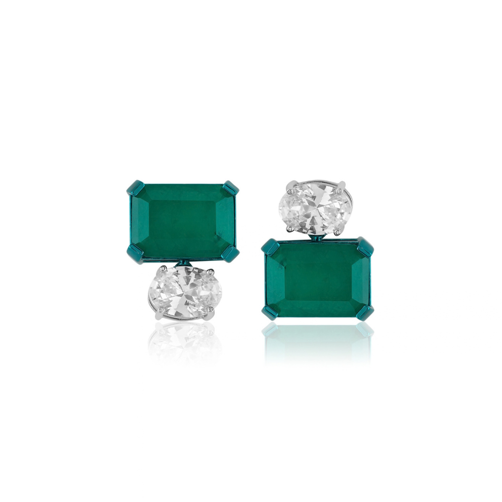 Noire Emerald Earrings