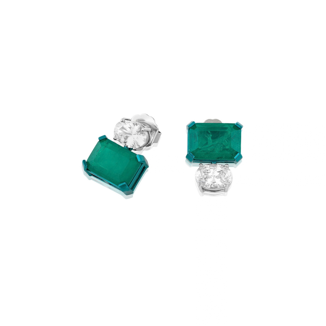 Noire Emerald Earrings