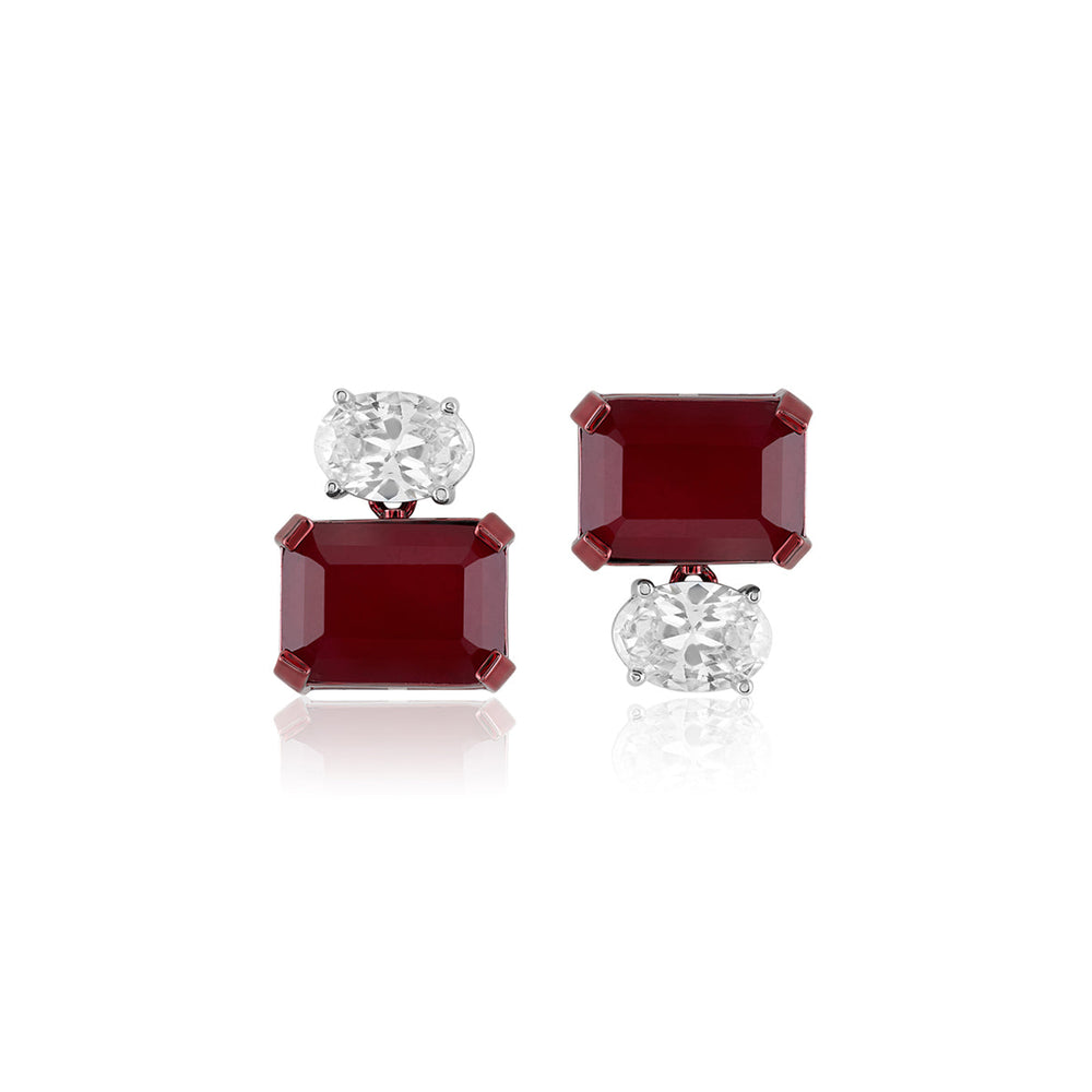 Vivienne Ruby Earrings