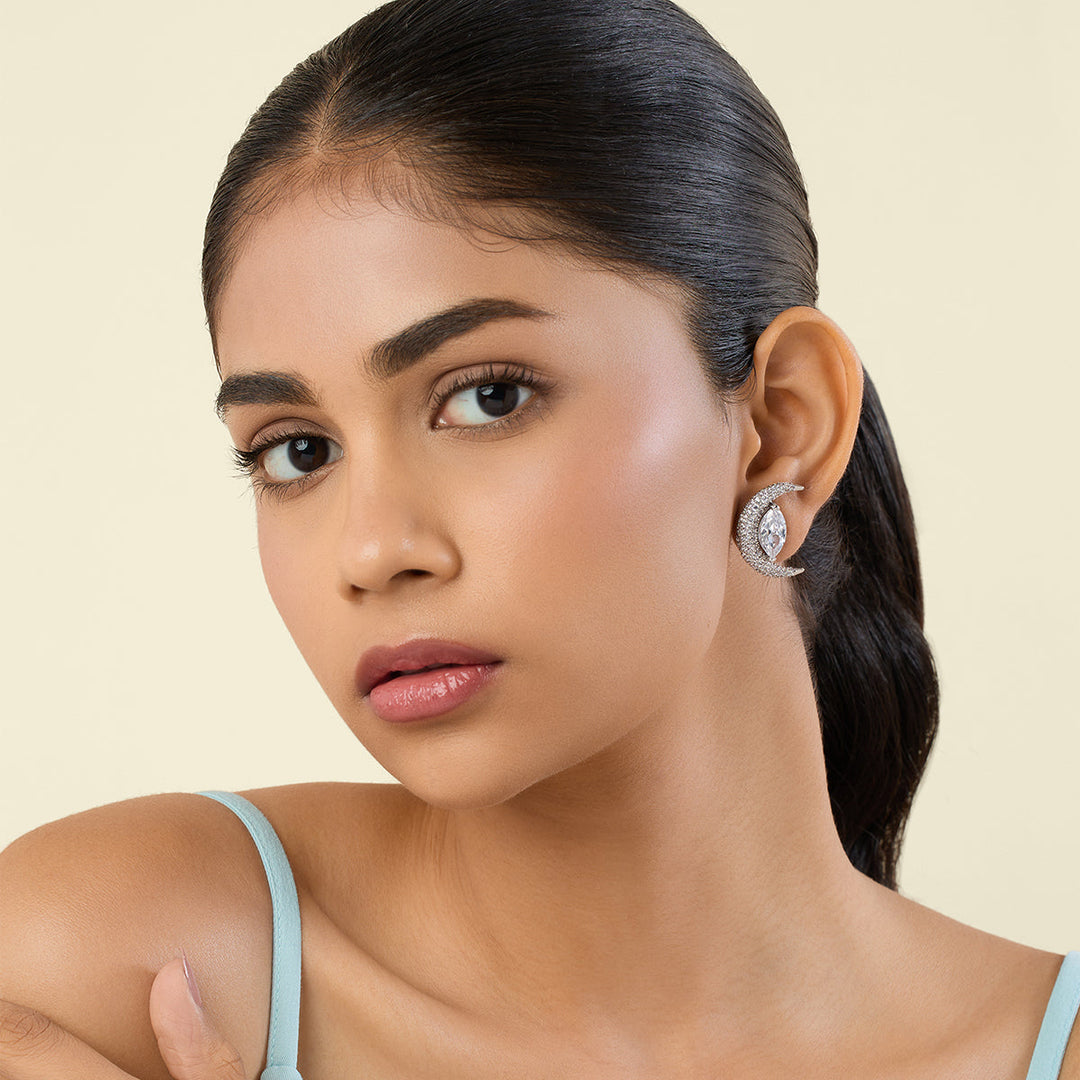 Evelina Opaline Stud Earrings