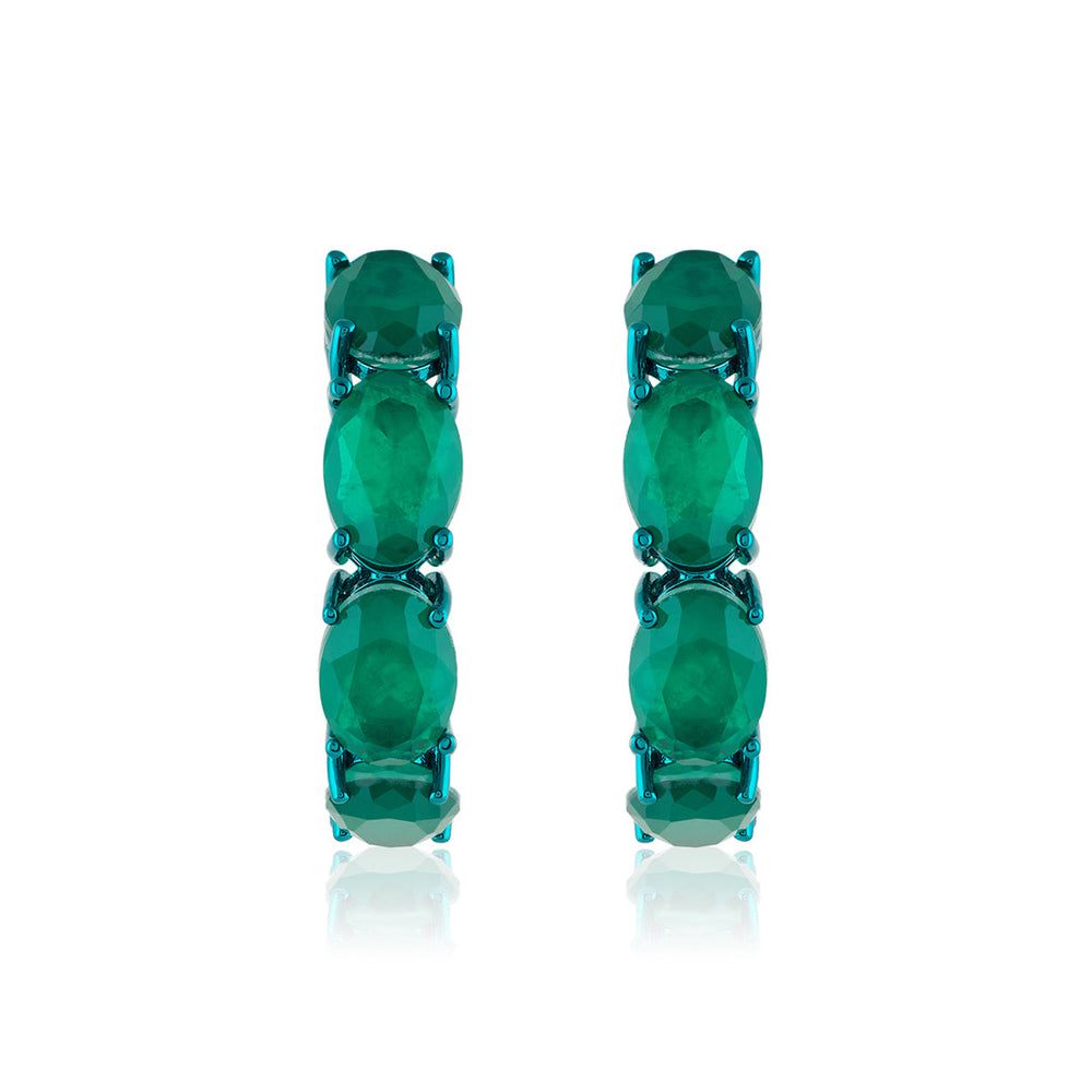 Lunara Emerald Earrings