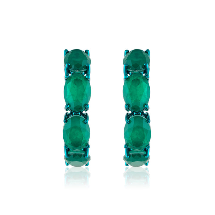 Lunara Emerald Earrings