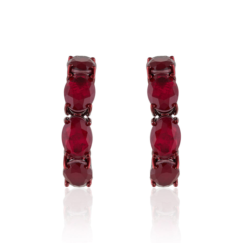 Marquise Ruby Earrings