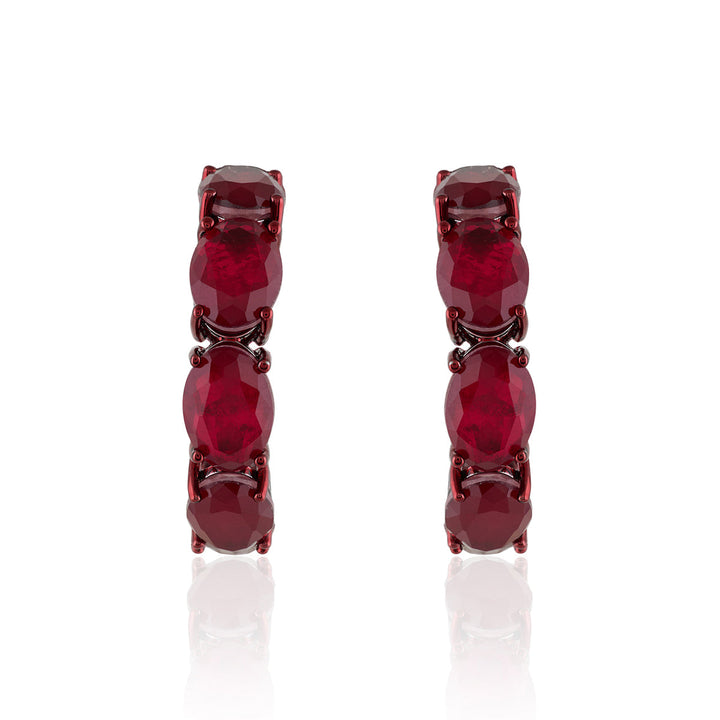 Marquise Ruby Earrings