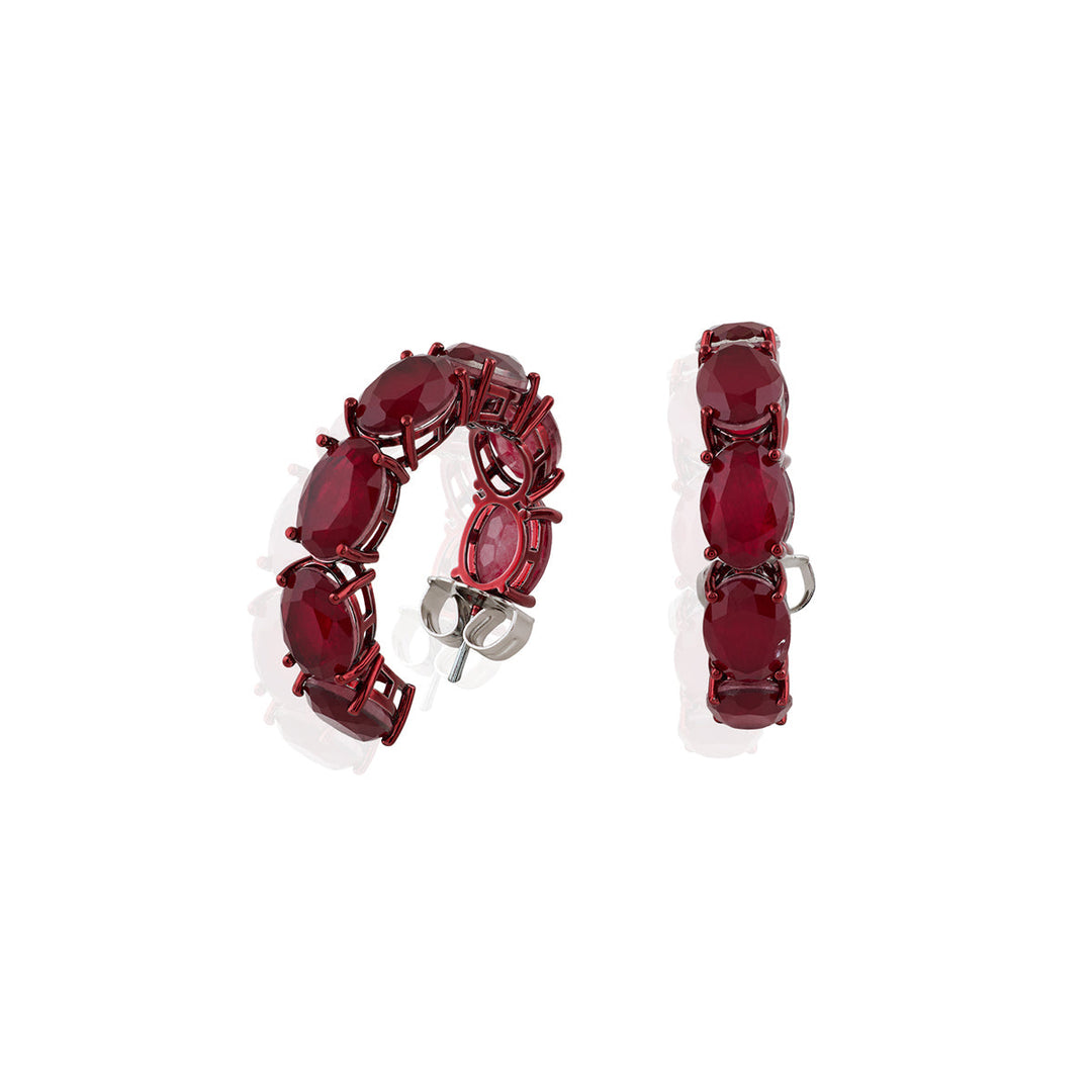 Marquise Ruby Earrings