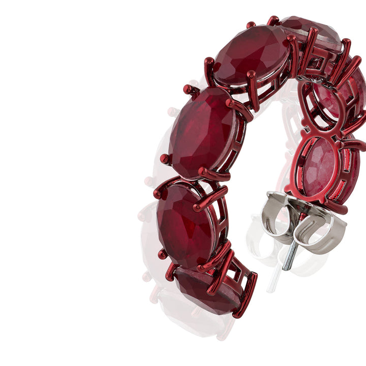 Marquise Ruby Earrings