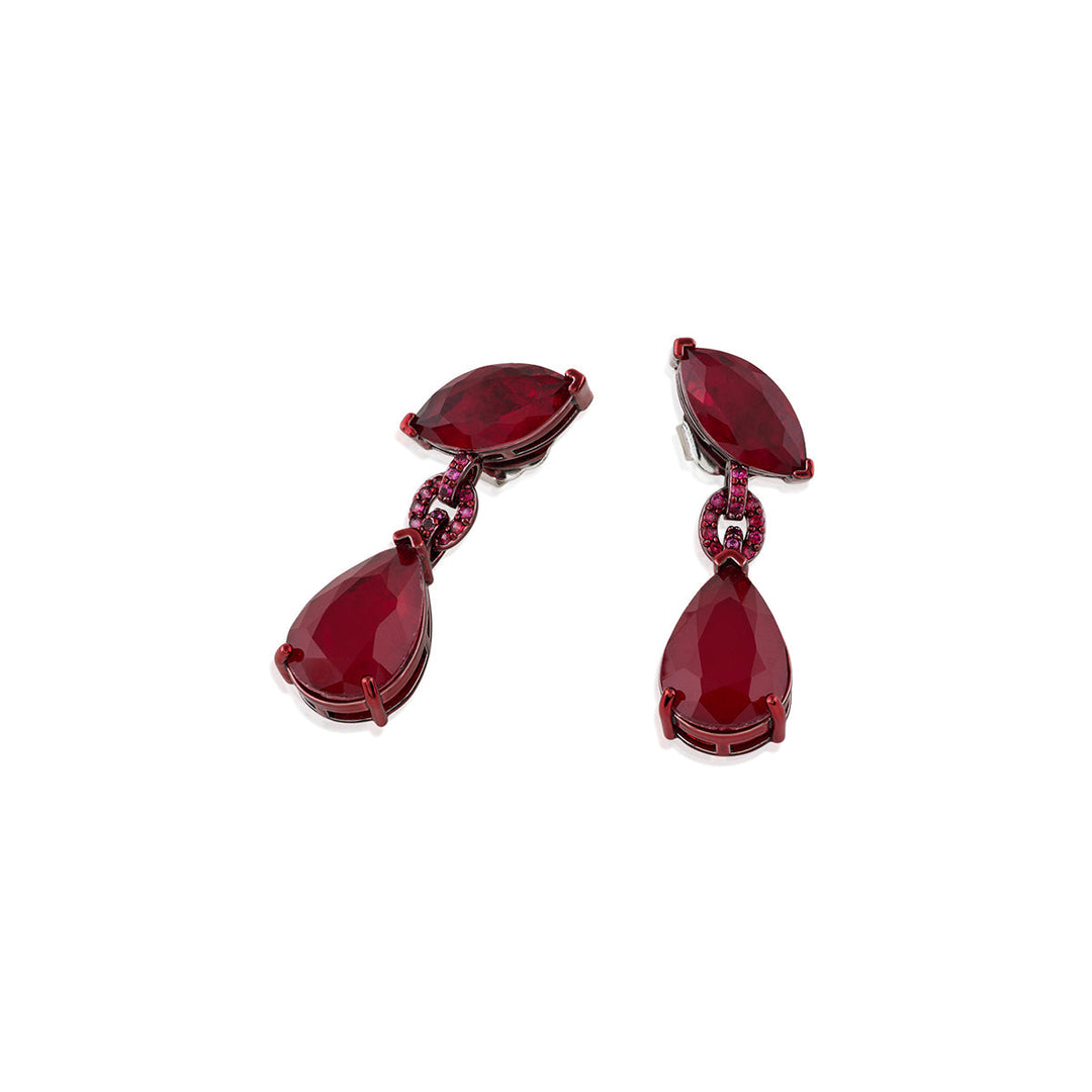 Arabella Ruby Dangler Earrings