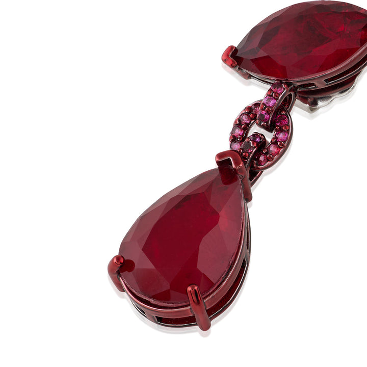 Arabella Ruby Dangler Earrings