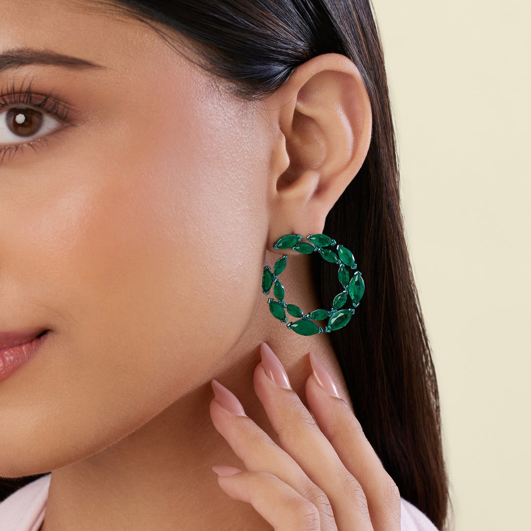 Estelle Emerald Earrings