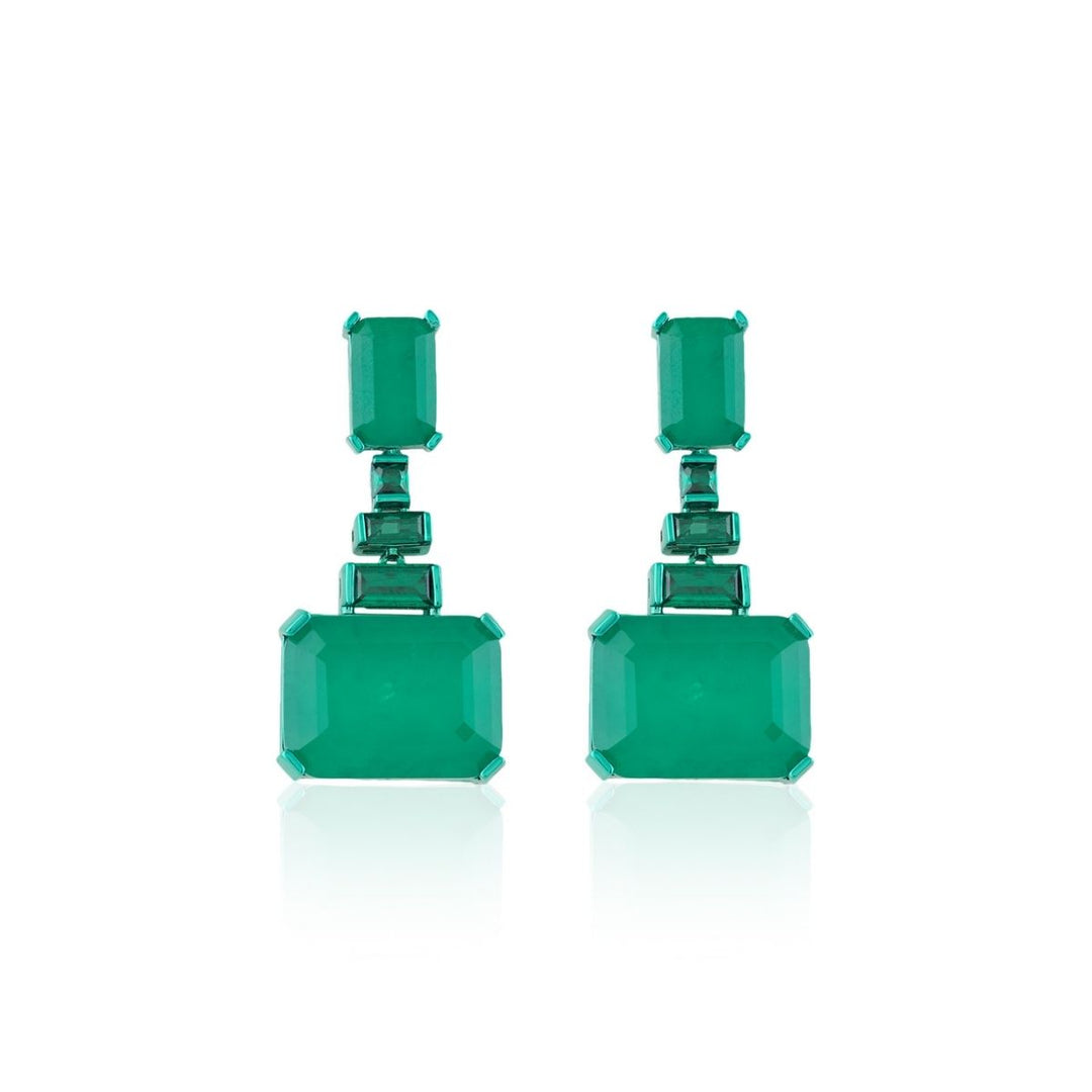 Shalom Emeralds Botox Danglers