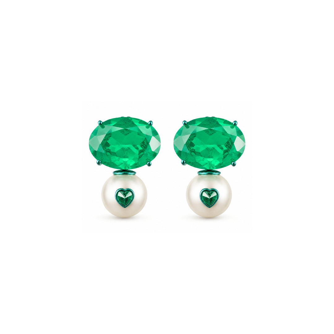 Arive Emerald Pearl Botox Studs