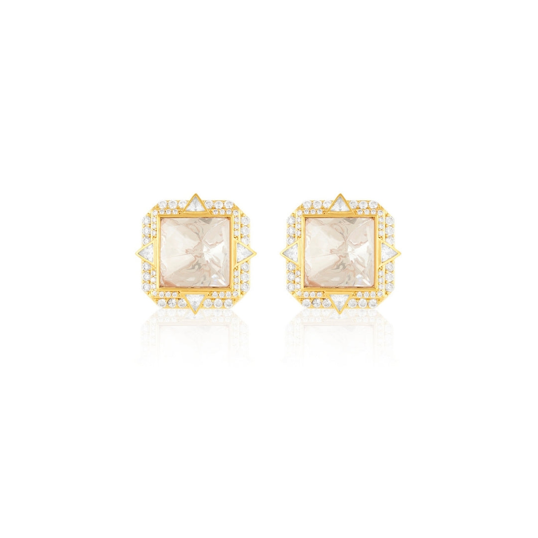 Polki Sitara Stud Earrings