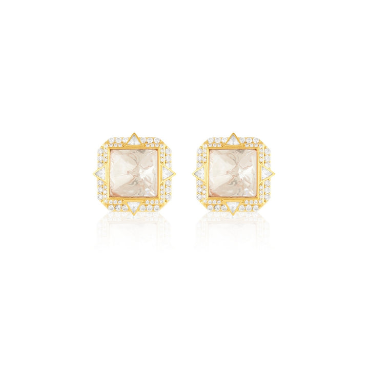Polki Sitara Stud Earrings