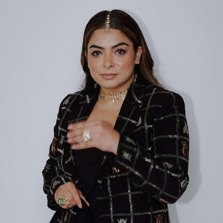 Gurleen Gambhir Glimmer Mirror Maang Tikka