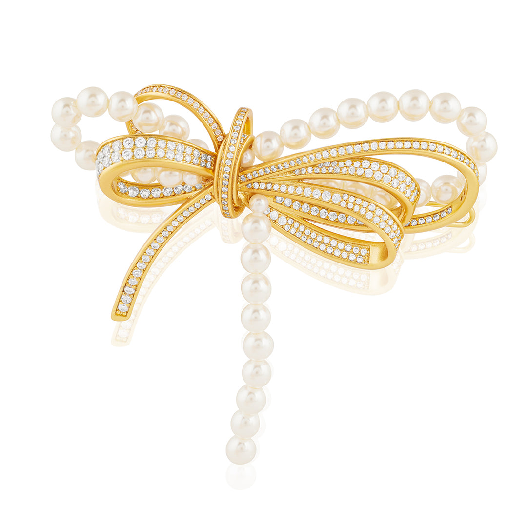 Demure Bow Hair Accessory