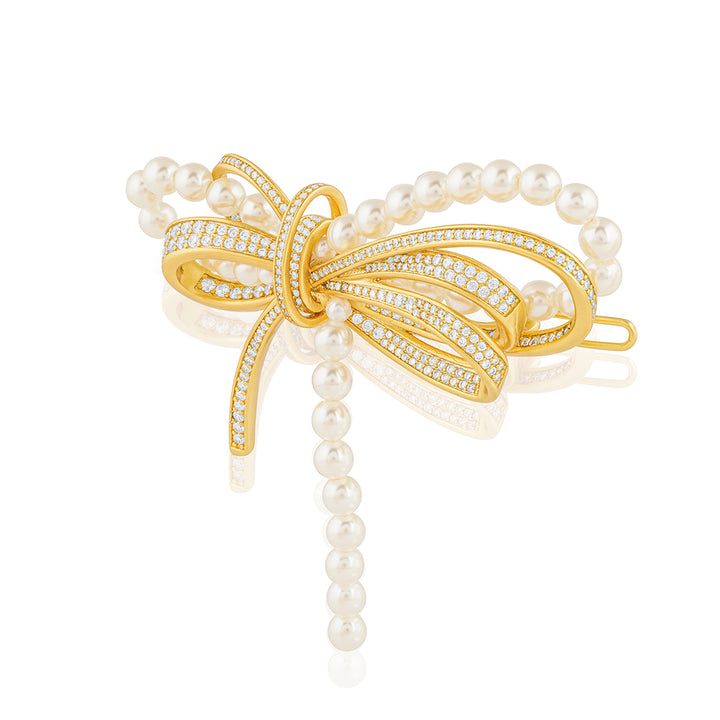 Demure Bow Hair Accessory