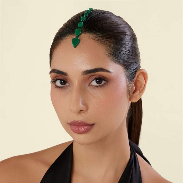 Emeraldine Botox Maang Tikka