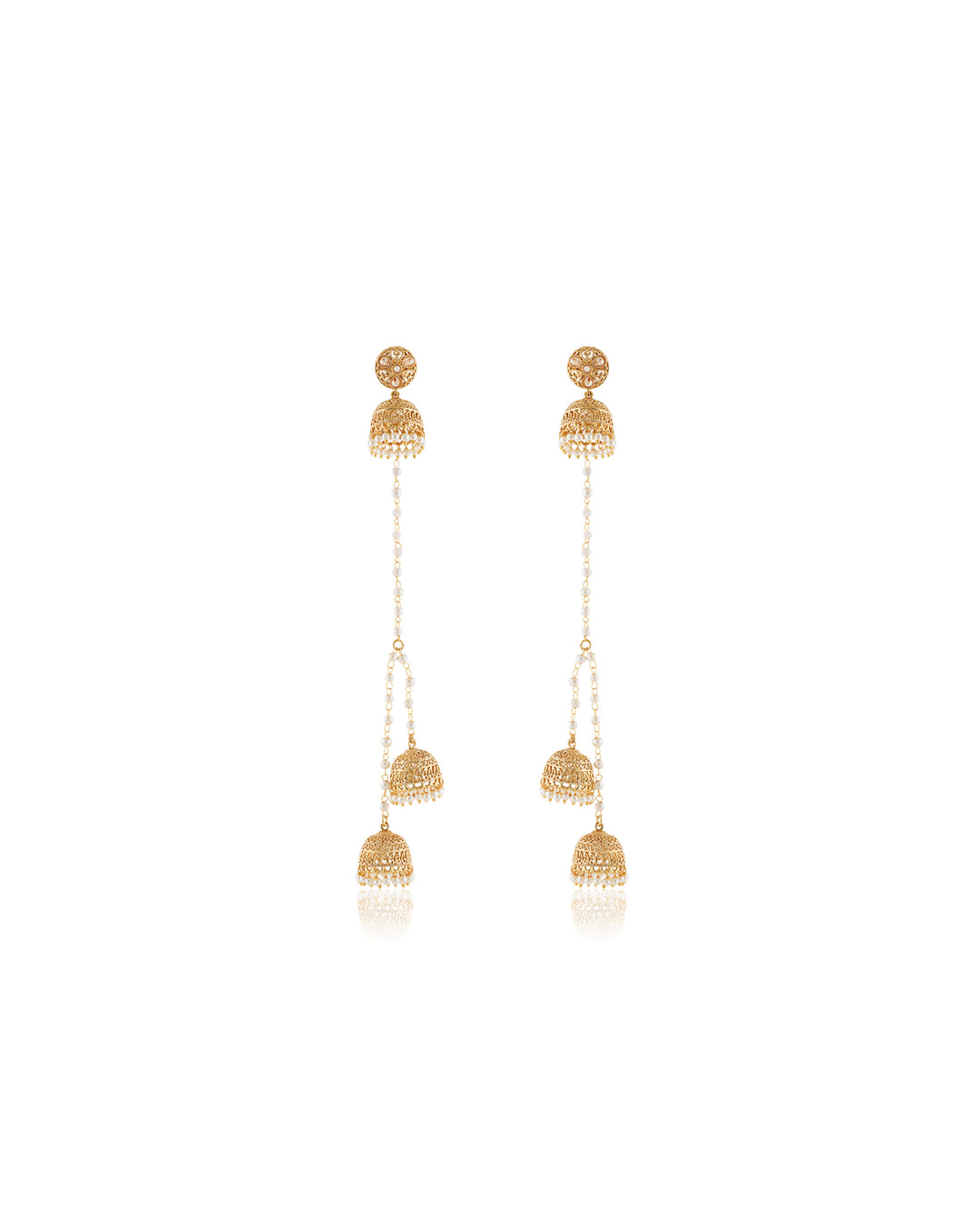Rivani Temple Jhumka Earrings