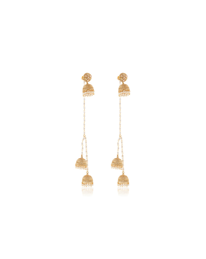 Rivani Temple Jhumka Earrings
