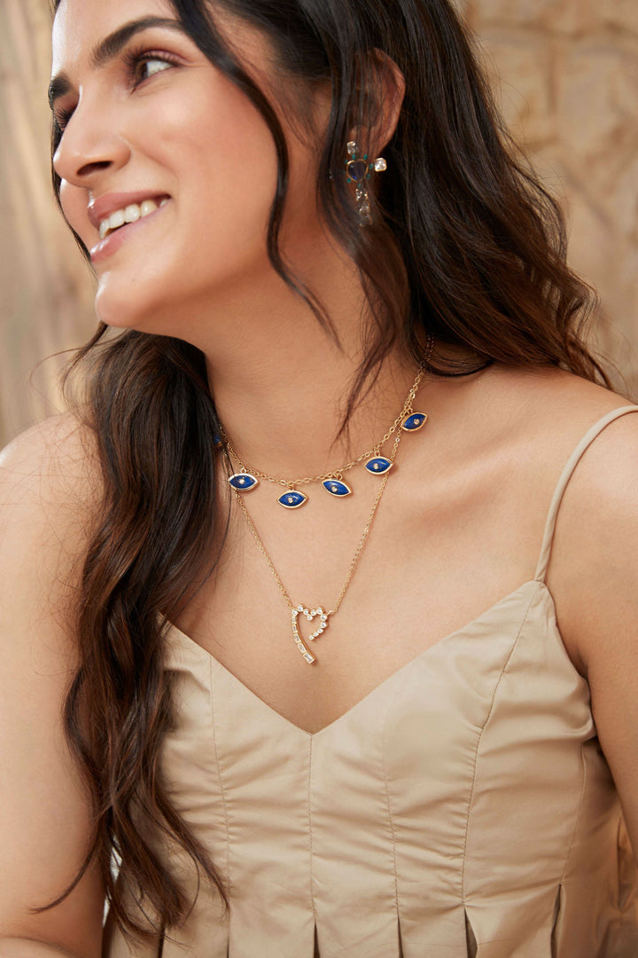 Summer Eyes Charm Necklace