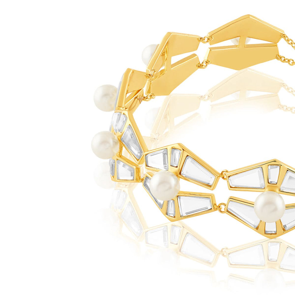 Angel Dust Mirror And Pearl Choker