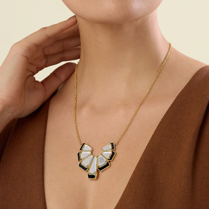 Ayaana Mirror Enamel Pendant