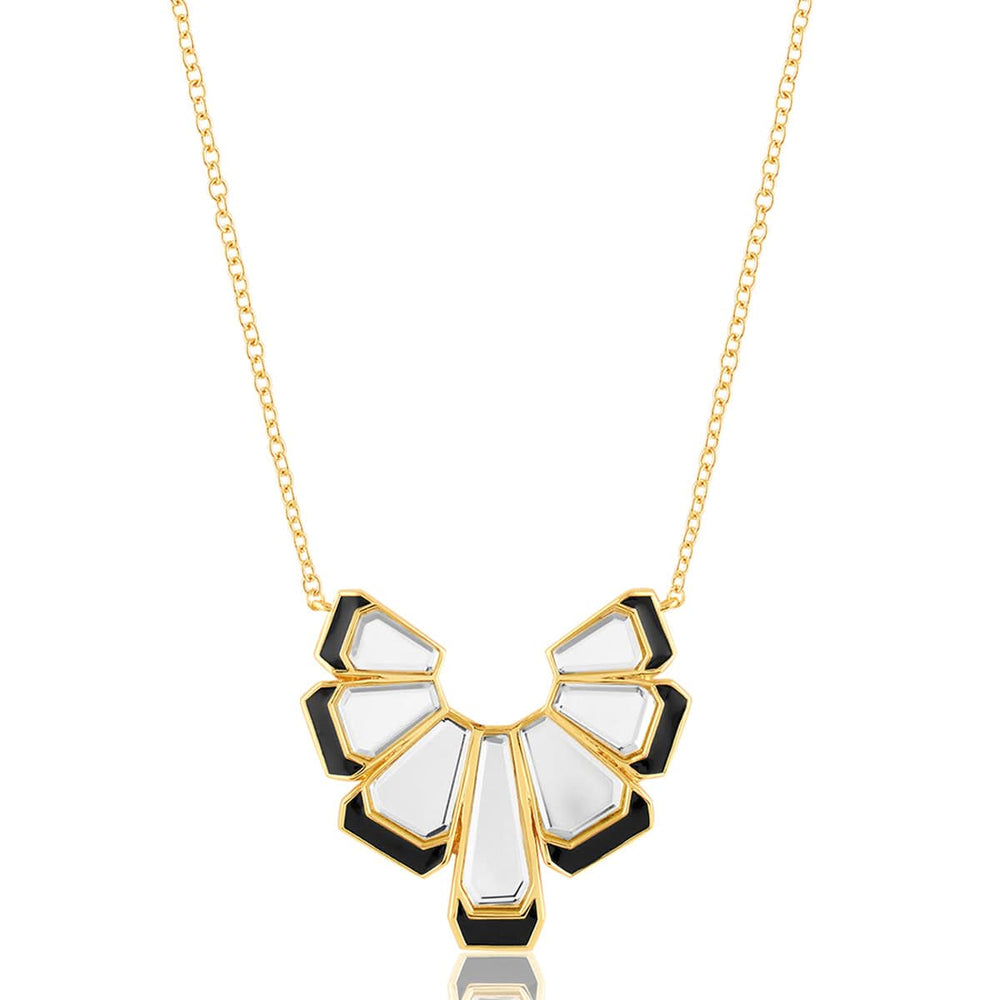 Ayaana Mirror Enamel Pendant