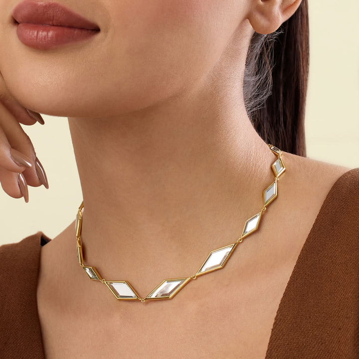 Demi Goddess Mirror Headpiece/Choker