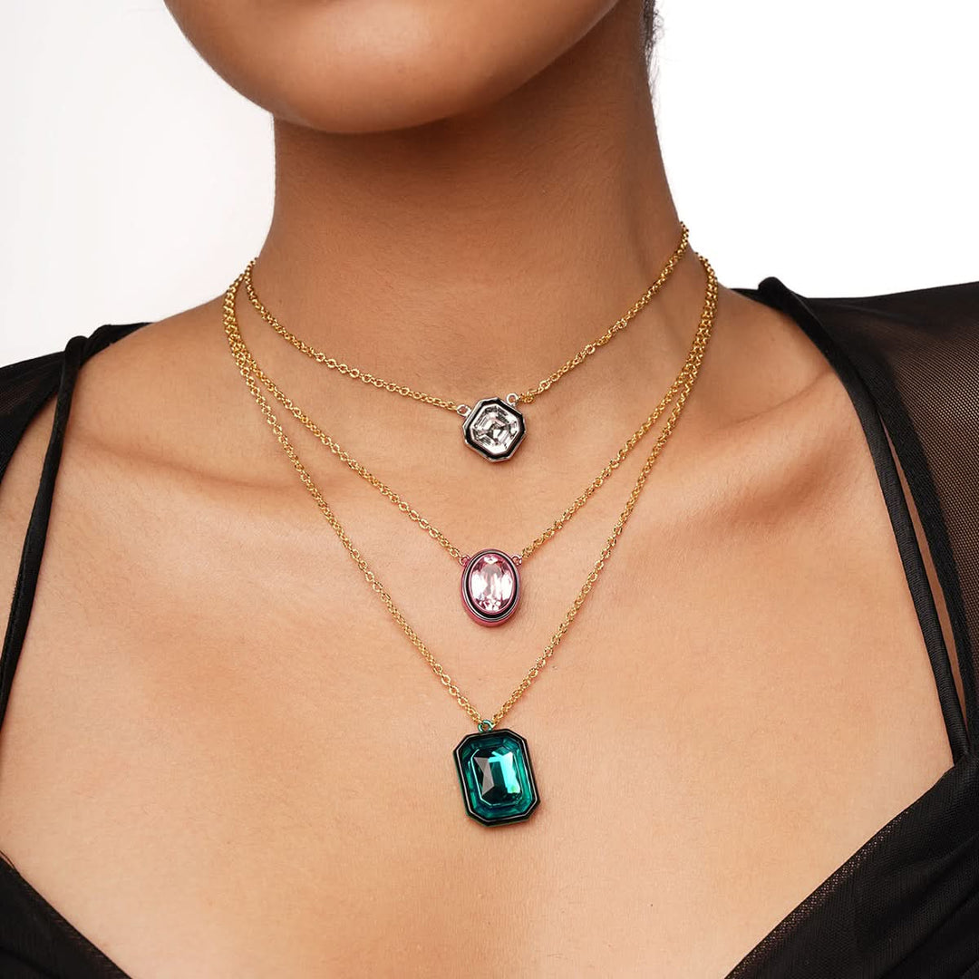 Banger Multi-Coloured Layered Necklace