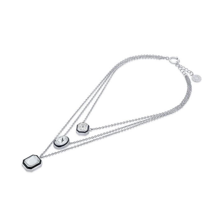 Kalki Bougie Crystal Layered Necklace