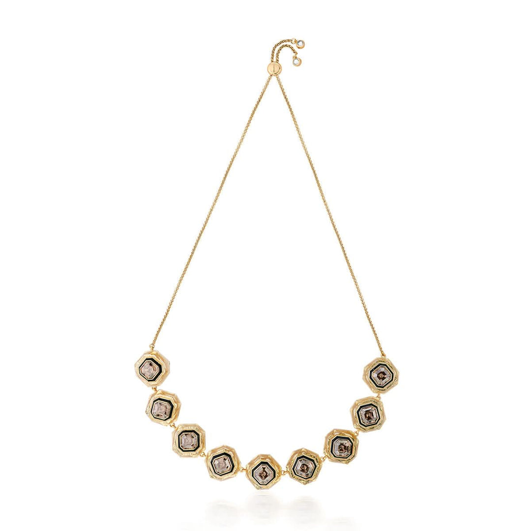 Bling Infinity Cut Crystal Choker