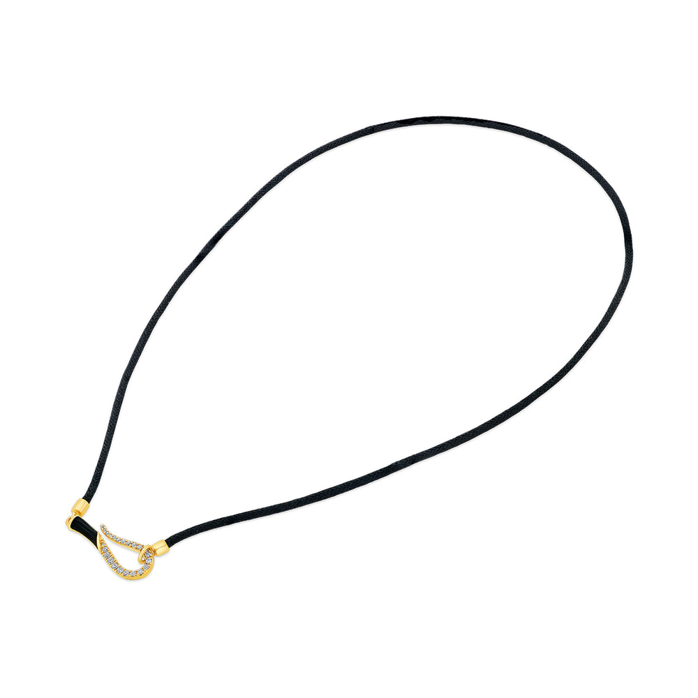 Gilded Hook Thread Necklace