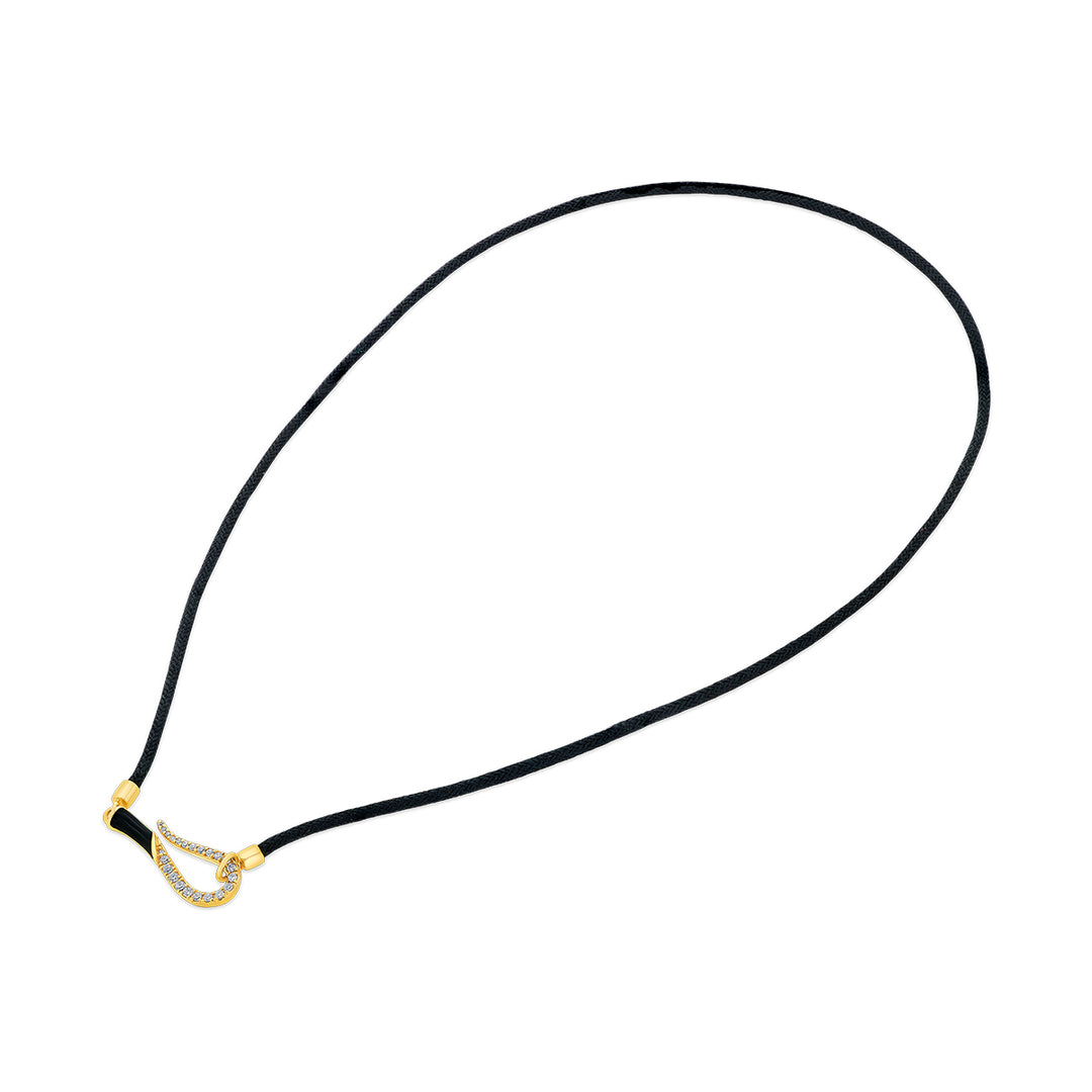 Gilded Hook Thread Necklace