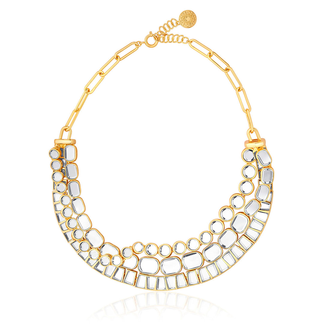 Glimmer Layered Necklace - Isharya | Modern Indian Jewelry