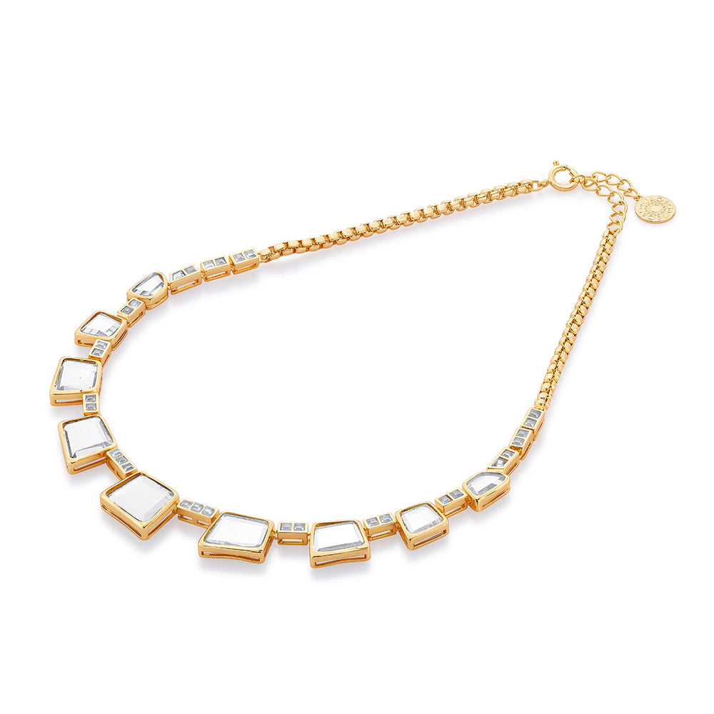 Fête Mirror Collar Necklace